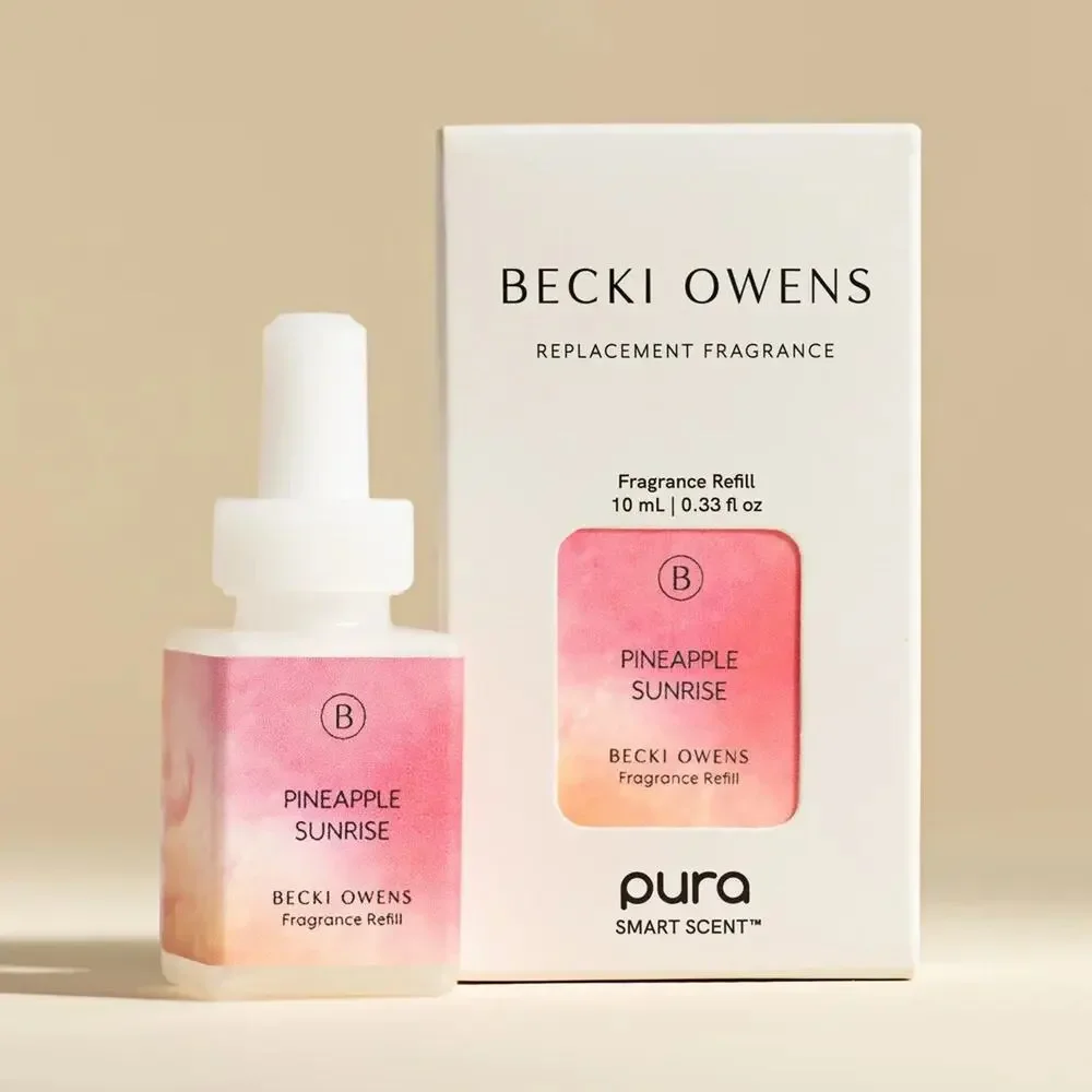 NEW Pura x Becki Owens Pineapple Sunrise Fragrance Refill 2 Pack